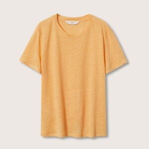 Mango 100% linen t-shirt